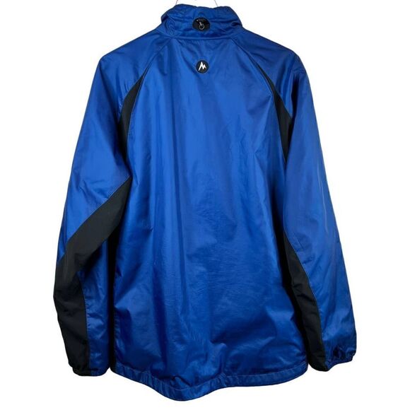 MARMOT Windbreaker Lightweight Fleece Lining in Blue Men's Large - Picture 2 of 11